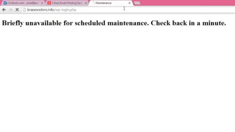 Fix Briefly Unavailable for Scheduled Maintenance Error in WordPress