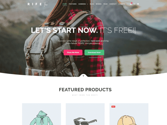 Rife-Free-wordpress-theme